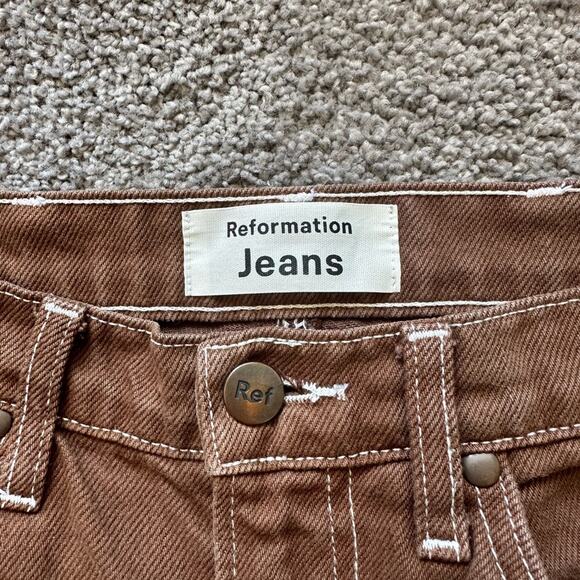 Reformation Cowboy High Rise Straight Jeans - Picture 3 of 8